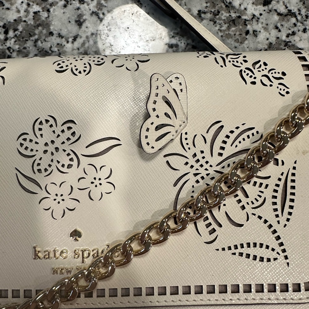 Kate Spade Madison Perforated Crossbody NWT - Picture 6 of 9